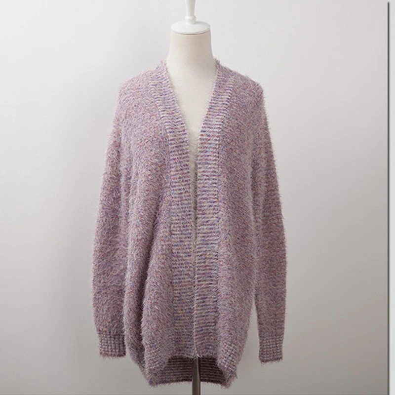 Space-Dye-Fluffy-Yarn-Knitted-Sweater-Cardigan