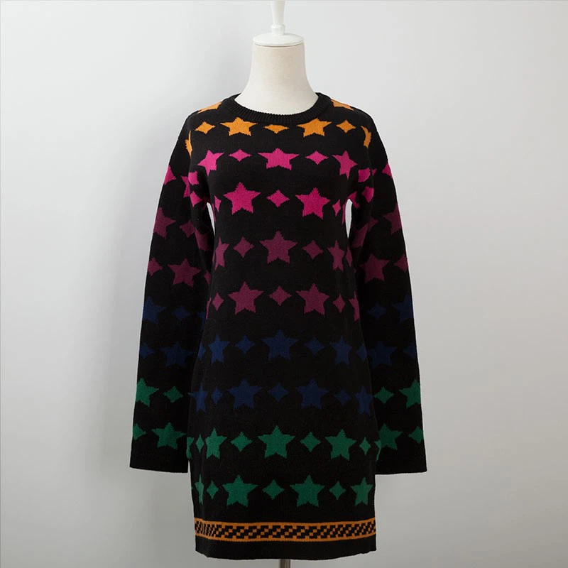 Starry-Night-Sweater-Dress